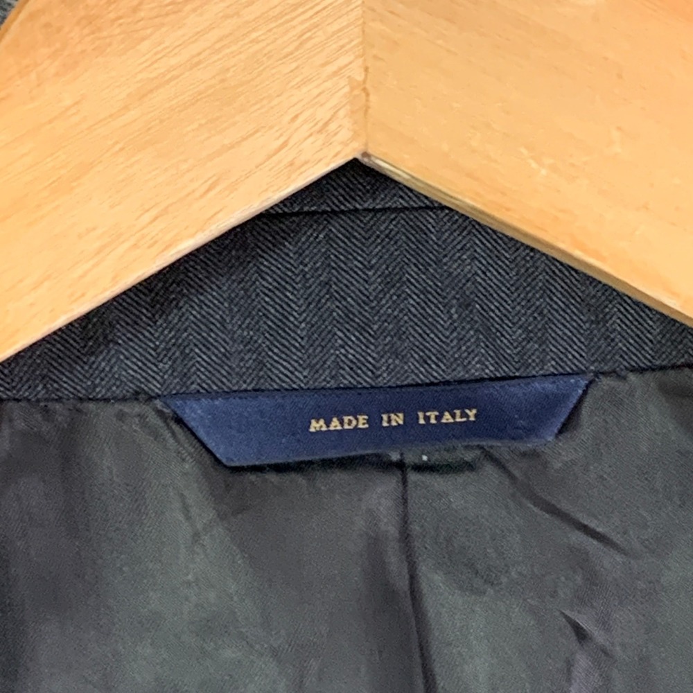 Brooks Brothers 2 Piece Suit Men 43R Gray Vitale Barberis Canonico Wool 35x30 - Picture 5 of 16